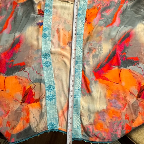 Like New Soft Surroundings Isle of White Topper or Ruana. Sz Large. Gorgeous! - Picture 10 of 10